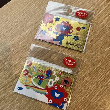 먀쿠먀쿠 황금 마그넷 시트 2장 세트 오사카 간사이 만박 공식