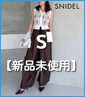 [미사용 새상품] 스나이델 와이드 디자인 팬츠