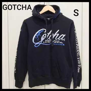 GOTCHA 갓차 긴팔 후드티 블랙 구제 의류 헤이세이 남성용 S