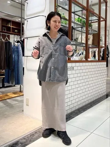 퓨어세신 Du noir 데님 자켓