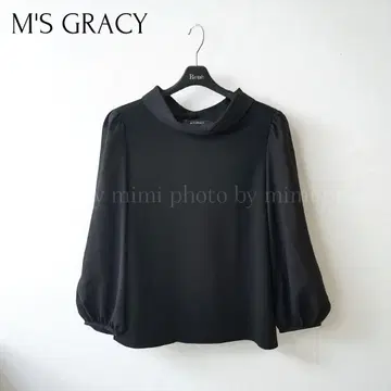 M'S GRACY* 롤 칼라 상의