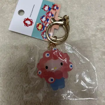 먀쿠먀쿠 산리오 콜라보 클리어 키링 키티