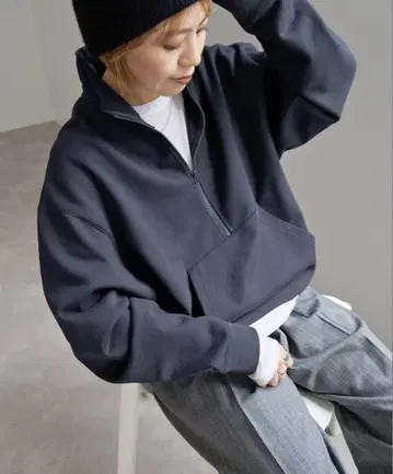Spick and Span 쭈리 하프 지퍼 탑