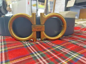 페라가모 벨트 더블 간치니 골드