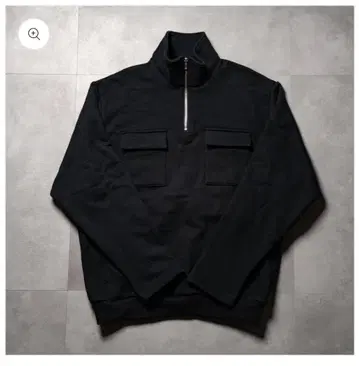 Loopwheel halfzip sweat
