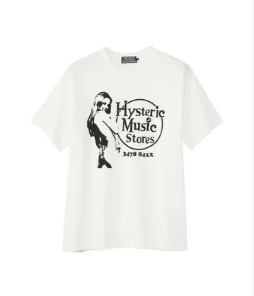 HYSTERIC GLAMOUR MUSIC STORES 티셔츠