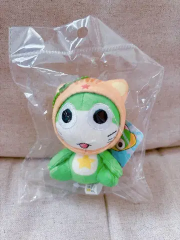 개구리 중사 케로로 한국 봉제 인형 키링 고양이 귀