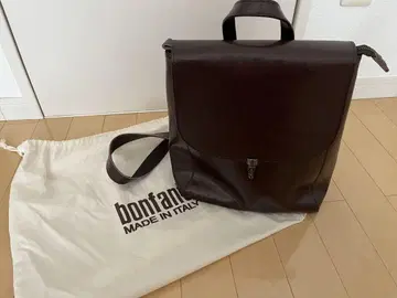 bonfanti 본판티 브라운 가죽 백팩