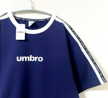 umbro 엄브로 테이프 로고 T셔츠 스트레치 네이비 L