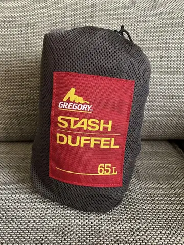 그레고리 GREGORY STASH DUFFEL 65L 빨간색