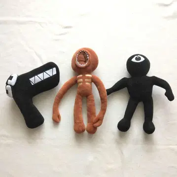 도어즈 알파벳 로아 봉제 인형 3체 세트 시크 피규어 F