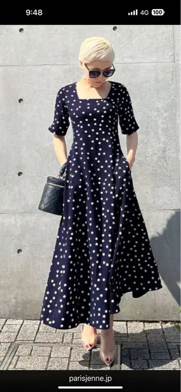 JENNE 제엔느 도트 원피스