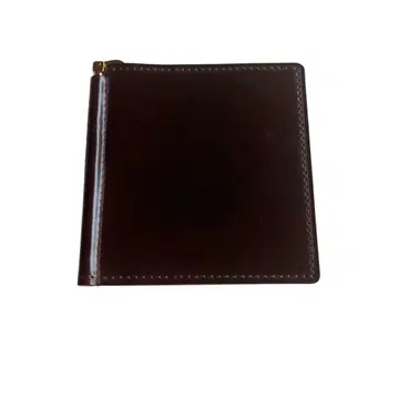 GANZO 간조 머니클립 쉘 코도반 호윈사 버건디