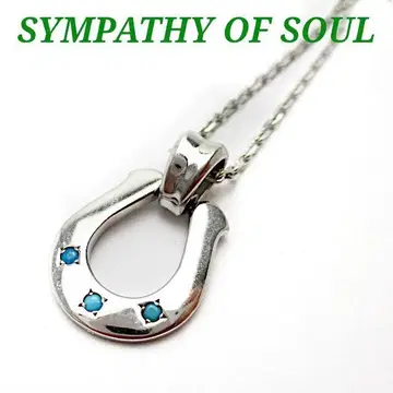 SYMPATHY OF SOUL 목걸이 말굽 실버 925 새상품급