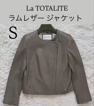 [ 새상품급 ] 라토타리테 La TOTALITE 라이더 자켓 램 가죽 S