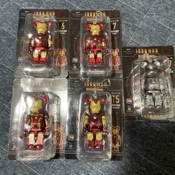 IRONMAN 훼미리마트 1등 복권 5개 세트 MARVEL