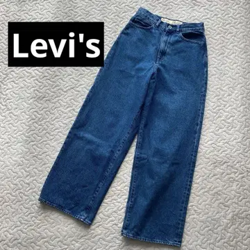 새상품급 Levi's LB.03 하이웨스트 루즈 5P 데님 와이드 팬츠