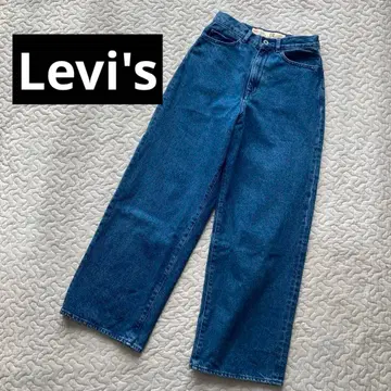 새상품급 Levi's LB.03 하이웨스트 루즈 5P 데님 와이드 팬츠