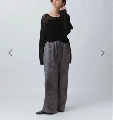 렙심 무라 패턴 이지 팬츠 미사용 새상품 차콜