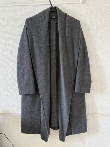 RIVE DROITE 그레이 롱 코트 돌먼 슬리브