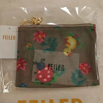 페일러 하이디 메쉬 파우치 베이지 미니