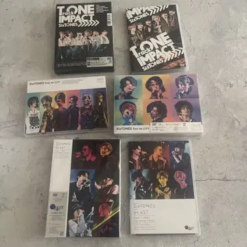SixTONES 라이브 DVD 모음 초회반 일반ver