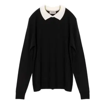 JOHN SMEDLEY 존스메들리 카라 부착 니트 새상품급 M 사이즈