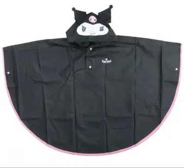 Kuromi 레인 판초 Sanrio 쿠로미 성인 사이즈