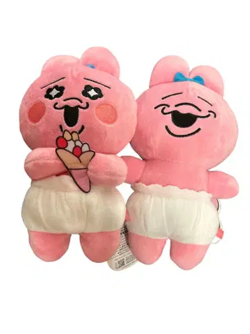 빤쮸토끼 봉제 인형 2개 세트