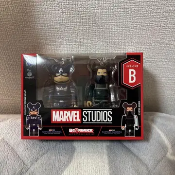 MARVEL BE@RBRICK 캡틴 미국 바키 반스 2체