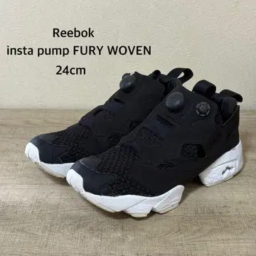 Reebok 인스타 펌프 퓨리 우븐 24cm 블랙