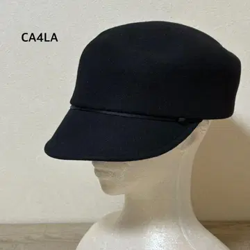 CA4LA HOVER3 울 헌팅 캡 블랙