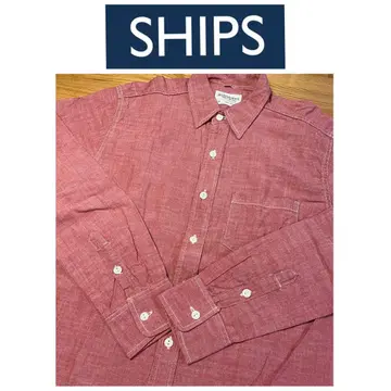 24,000엔 미사용 새상품 ships GROWN&SEWN 긴팔 셔츠 M