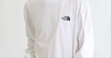 THE NORTH FACE 화이트 롱 T셔츠 M 사이즈