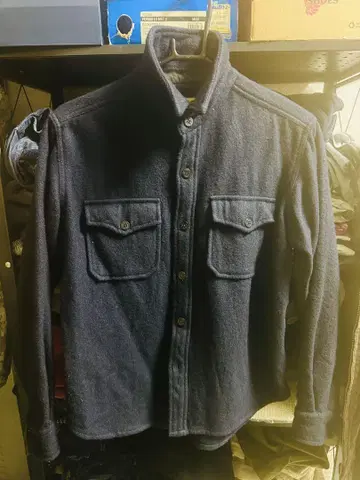 CAMCO 네이비 울 셔츠