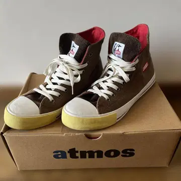 [ 한정품 ] CHUMS atmos 하이컷 스니커즈 S 사이즈