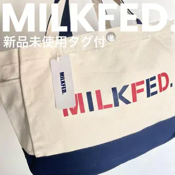 택 포함 새상품 MILKFED. 밀크 페도 바이컬러 토트백 캠퍼스
