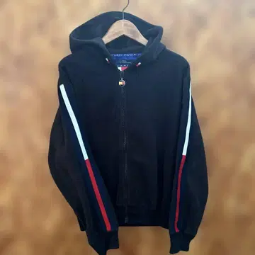 TOMMY JEANS 플리스 ZIP 후드티 M