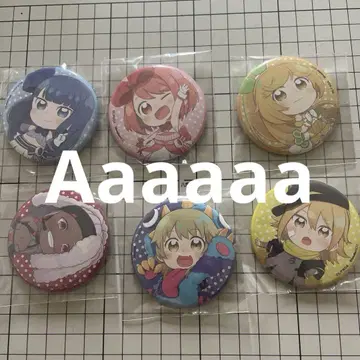 WIXOSS DIVA A LIVE 애니메이션 캐릭터 캔뱃지 6개 세트