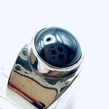 조지 젠슨 #124 헤마타이트 실버 반지 빈티지