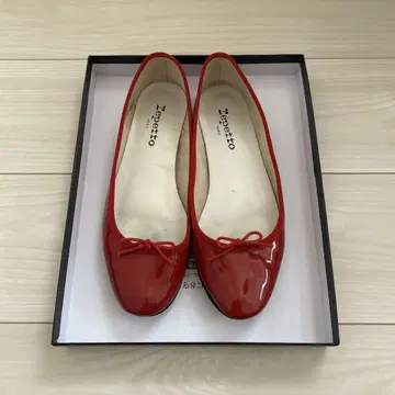 레페토 빨간색 발레 슈즈
