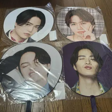 키쿠치 후마 부채 4개 세트