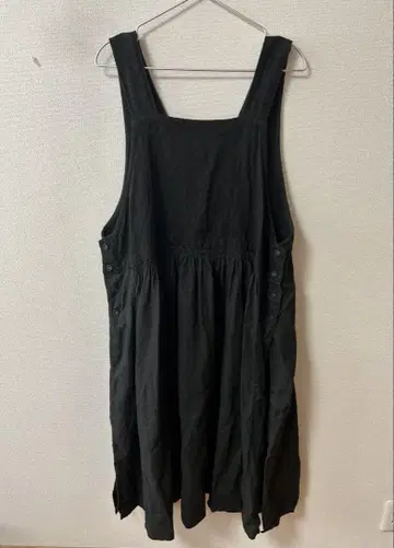 nest robe 네스트로브 헤비 린넨 브로드 에이프런 드레스
