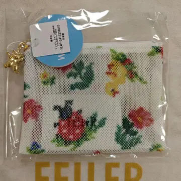 페이러 하이디 메쉬 파우치 화이트 미니