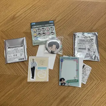 txt 휴닝카이 아크릴 스탠드 캔뱃지 카드 케이스