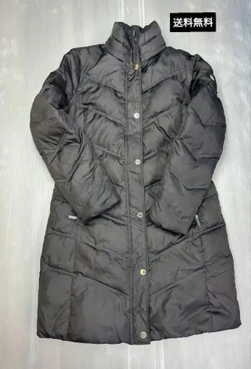 MICHAEL KORS 블랙 롱 코트 충전솜 퀼팅 S