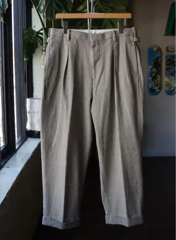 A.PRESSE Herringbone Trousers 2