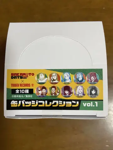 사카모토 데이즈 타워 레코드 vol.1 캔뱃지 컬렉션
