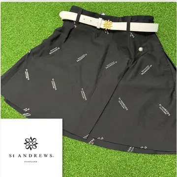 [ 새상품급 ] St ANDREWS 블랙 스커트 M 사이즈