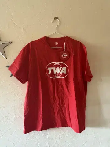 TWA HOTEL 로고T셔츠 XL 레드 미사용 새상품